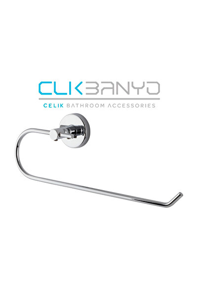 ÇELİK BANYO Wish Open Paper Towel Holder Brass Material (10 Years Warranty)