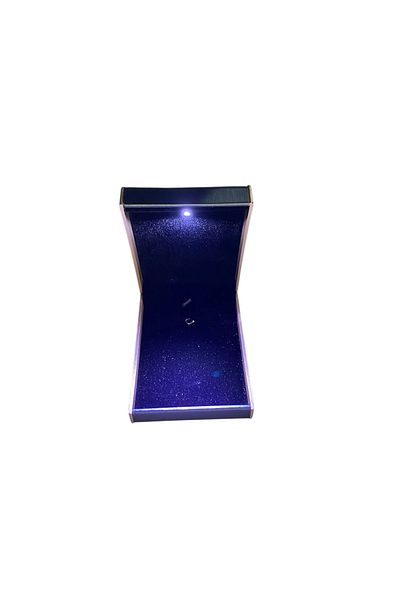 MeGass Dekor Leather Necklace Box with Light