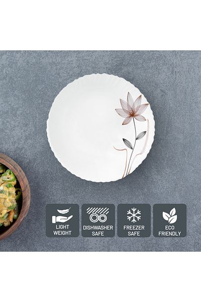 ROYALFORD 18pcs Opalware Dinner Set Rf12686 Dishwasher-safe, Freezer And Microwave Safe