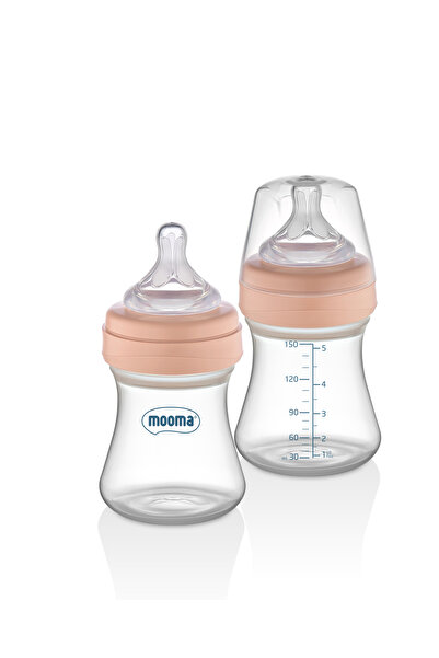MOOMA Kindy Antikolik Pp Biberon 150 ml 6-18 Ay (ORTA AKIŞ) - Old Rose