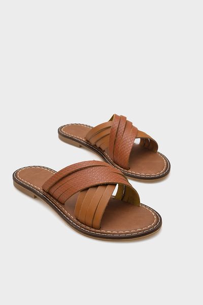 Capone Outfitters Papuci Bodrum pentru femei Maddy 8098 din piele naturală