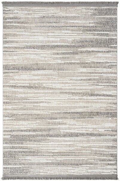 Mikasa Mks 01 Gri Beyaz Yumuşak Dokulu Halı Kilim Salon Koridor Kesme Yolluk Dokuma Makine Halısı