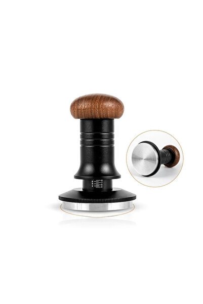 LEBLOU Tamper Espresso cu mecanism de presare cu arc, reglare dinamică, finis...