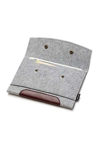 HALAMODO حقيبة كمبيوتر محمول مقاس 15 بوصة لجهاز ماك بوك باللون الرمادي الفاتح