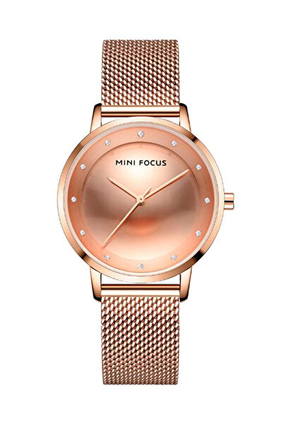 HALAMODO Women's Alloy Analog Wrist Watch J4578RG-KM - 42 mm - Rose Gold