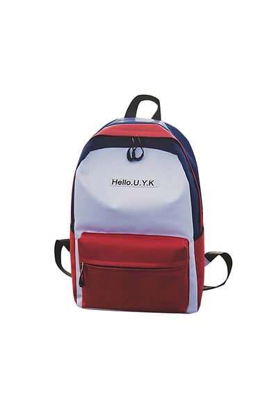 HALAMODO Casual Simple Fashion Backpack White