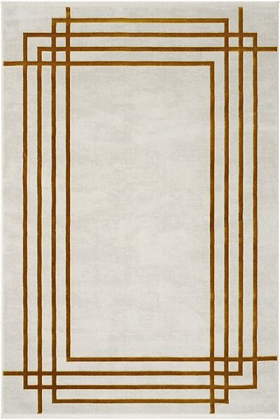 Cool Halı Lara 5003 Hardal Salon Halısı Kaymaz Taban Koridor Halısı Kesme Hal...