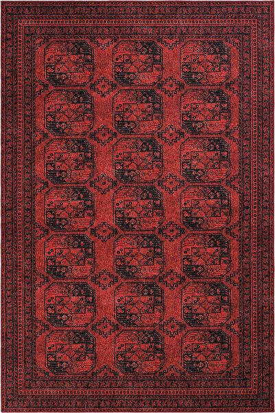 Cool Halı Private Red Carpet Afghan Ethnic Patterned Washable Woven Chenille ...