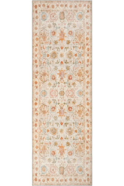 Cool Halı Private Yeşil Yolluk Eskitme Otantik Hol Koridor Halısı Yıkanabilir...