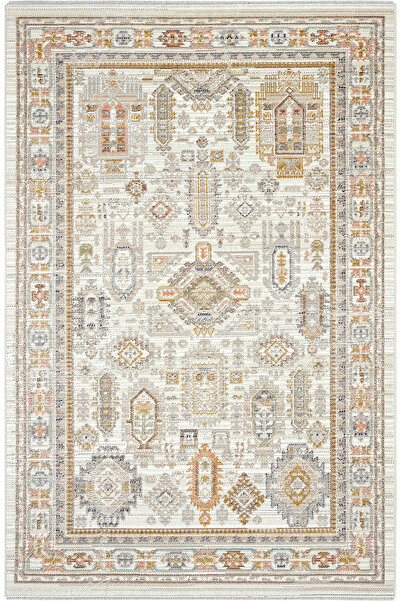 Cool Halı Zaraf Krem Halı Etnik Desenli Dokuma Bohem Ev Oda Halısı Modern Otu...