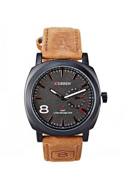 HALAMODO Analog Leather Watch 8139