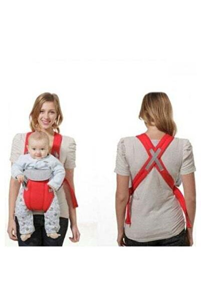 HALAMODO 4-In-1 Kids Adjustable Carrier With Comfortable Head Support And Buckle Strap - Red