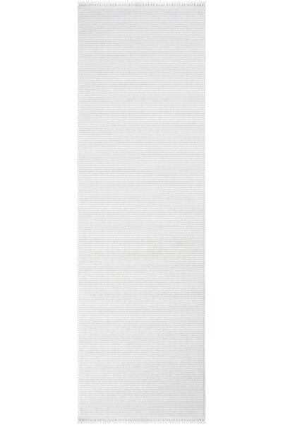 Cool Halı Olinda 1101 Beyaz Yolluk Bukle Yatak Odası Halı Uzun Antre Hol Koridor Halısı Iskandinav Kesme Halı