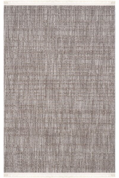 Cool Halı Jerry 01 Gri Bukle Örgülü Salon Halısı Yumuşak Dokulu Antre Hol Halısı Kesme Halı Yolluk