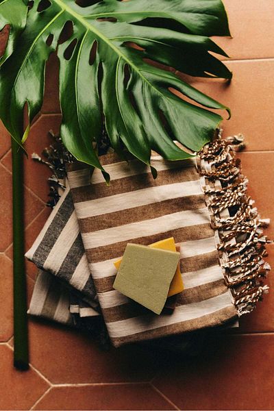 H&M Linen-blend Bath Sheet