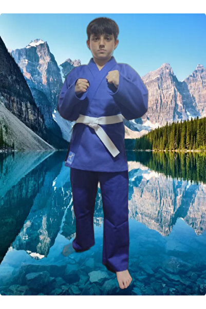 kodokan بدلة الجودو والأيكيدو الزرقاء من تي كي إم لا تشمل الحزام