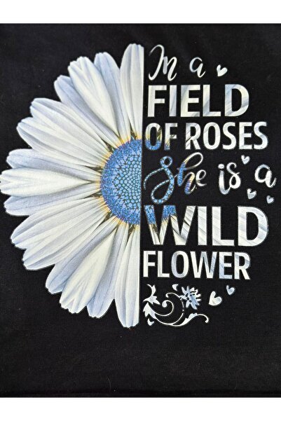 Gönülden Tasarım FLORI DE MARGARETĂ STICKABLE CU FIER DE FIERĂ IMPRIMARE TRANSFER ARMĂ 23X21 CM ALBASTRU