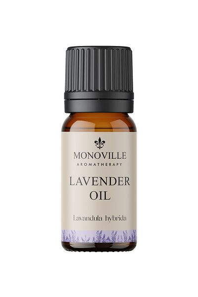 Monoville Ulei esențial de lavandă - 10 ml, 100% pur și natural (ulei esențial de lavandă)