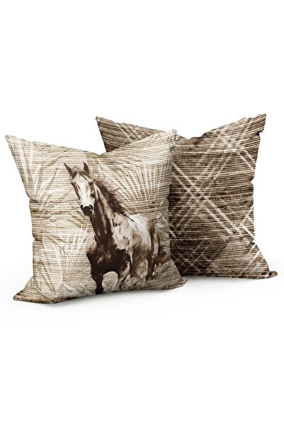 CANİLA Soft Crushed Digital Printed Case - Double Sided, Hidden Zipper