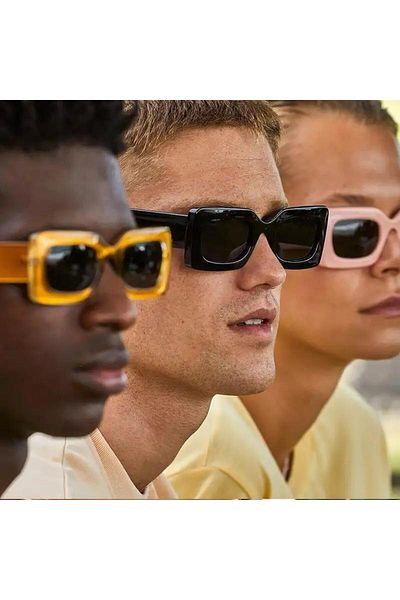 Kinary Women's Sunglasses Black Shiny 1052