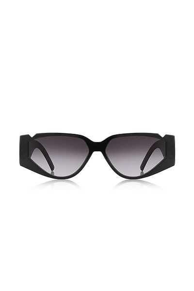 Kinary Women's Sunglasses Black Shiny 1051