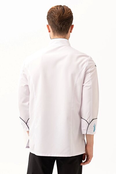 Kardelen İş Elbiseleri Libani Sleeves Folding Cook Jacket