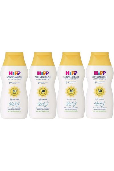 Hipp Babysanft Baby Sun Milk 200ml (30 Factors) (Set of 4)