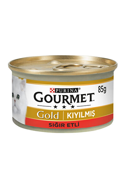 Gourmet Gold Kıyılmış Sığır Etli Kedi Konservesi 85gr