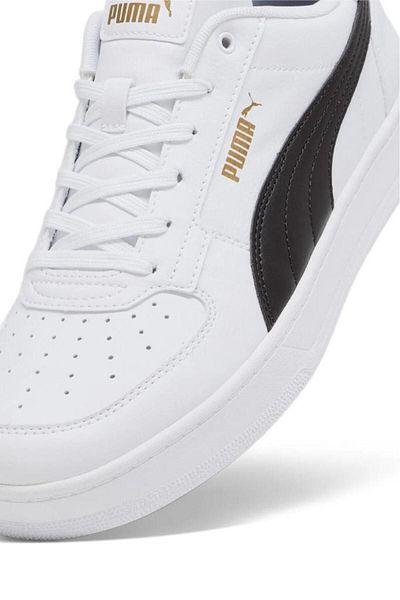 Puma 39229003   ΑΘΛΗΤΙΚΑ ΠΑΠΟΥΤΣΙΑ UNISEX CAVEN 2.0 ΛΕΥΚΟ ΜΑΥΡΟ ΧΡΥΣΟ