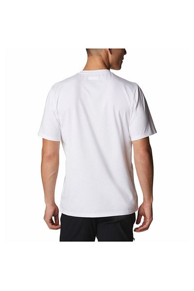 Columbia Ανδρικό μπλουζάκι Sun Trek με λευκό στρογγυλό λαιμό