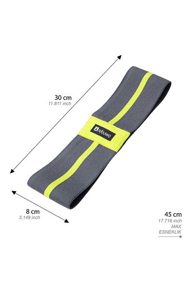 Rebuwo Squat Band Pilates Fitness Hip Resistance Tire Exercise Tire Loop Band 30cm