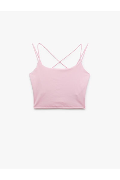 Koton Çaprak Askılı Spor Crop Atlet