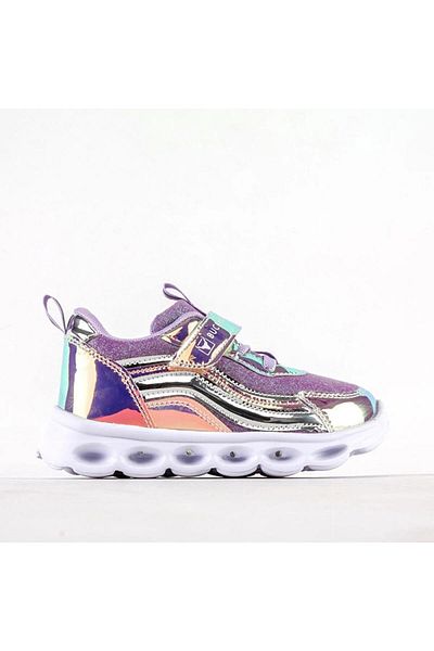 BUCKHEAD Trio Shiny Hologram Girl's Sneaker Buck4246