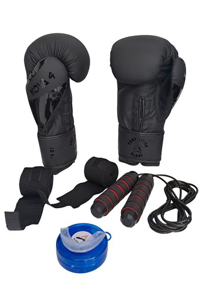 ARIMA Arıma Nova-4 Shadow Boxing Kickboxing Muaythai قفازات + ضمادة + واقي الفم + مجموعة حبل القفز