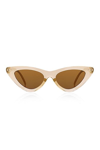 Kinary Uv400 Sunscreen Cat Eye Sunglasses Mink Color