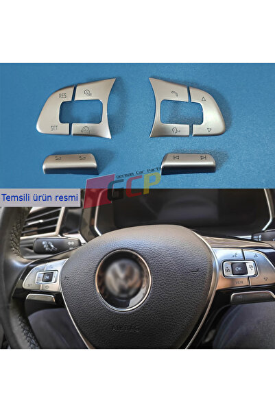 GCP German Car Parts غطاء مفتاح عجلة القيادة لـ -GOLF 7 PASSAT B8 TIGUAN JETT...