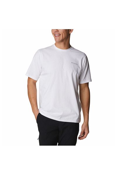 Columbia Ανδρικό μπλουζάκι Sun Trek με λευκό στρογγυλό λαιμό