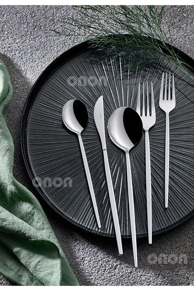 on-on Solingen Mokka - 60 Piece Spoon Knife Set