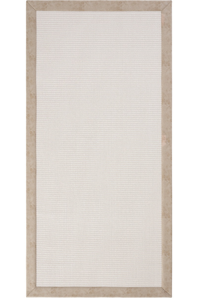 Cool Halı Oslo M60 Beyaz Mutfak Halısı Hasır Dokulu Leke Tutmaz Tezgah Önü Yolluk Dokuma Bordürlü Sisal Halı