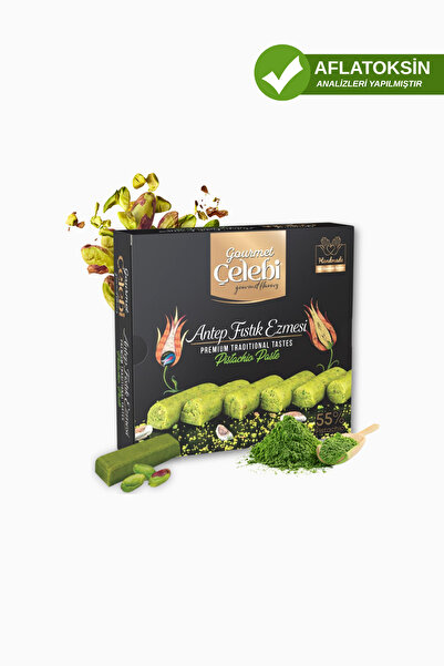 gourmet çelebi Antep Fıstık Ezmesi 500 Gr. (SARGILI)