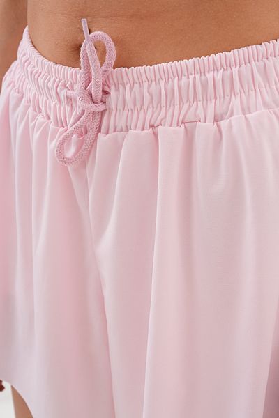 Bliss Pantaloni scurți de tenis sport pentru femei, roz pudra, cu două straturi