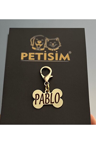 PETİSİM PET AKSESUARLARI Köpek Tasması Isimli Kedi Künyesi Paslanmaz Kararmaz...