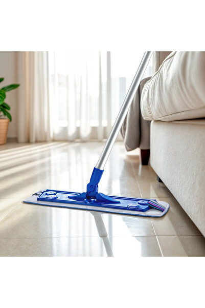 Silva Temizlik Seti (Mop Islak Tekli Set + Mikrofiber Cam Bezi Yeşil + Premium Bulaşık Süngeri)