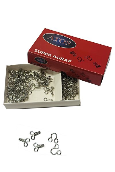 ATOS Agraf No:4 Gümüş (50 Adet)