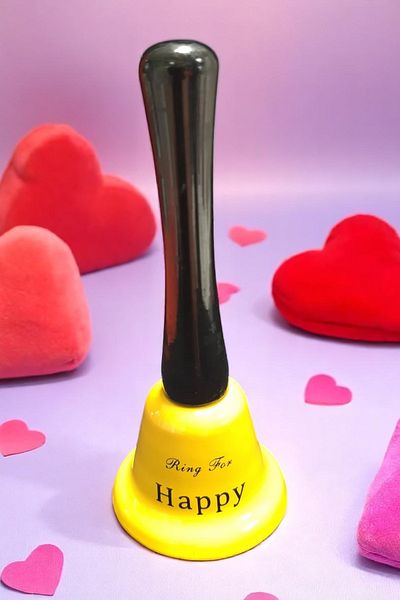 Land of Souvenir Message Bell with Metal Keychain