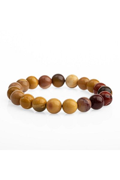 OSMANLI DOĞAL TAŞ Jasper 10mm Natural Stone Bracelet