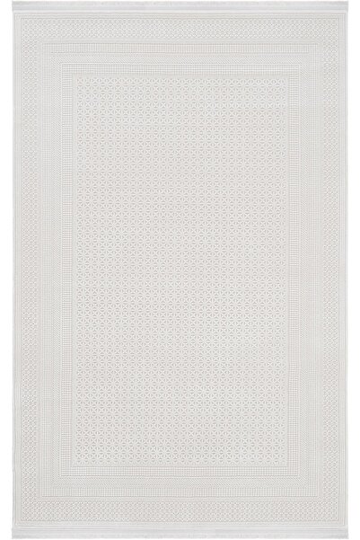 Cool Halı Pella 6818 Beyaz Halı Yolluk Oturma Odası Halısı Antre Hol Halısı D...