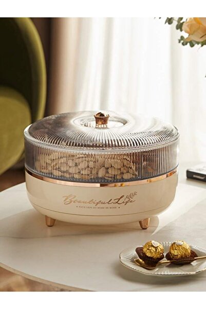 Bisbell حاوية تخزين أكريليك دوارة، صندوق تخزين للمطبخ، BB3543