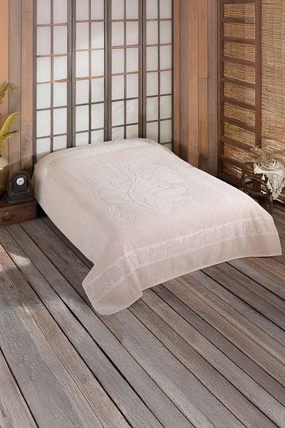 My Catherine Double 200X220 cm Summer Towel Pique 100% Cotton |   Comfortable, Stylish and Breathable Bedspread