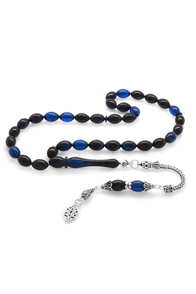 Tesbihane 925 проба срібний намисто з бавовняними нитками, вирізане у формі я...